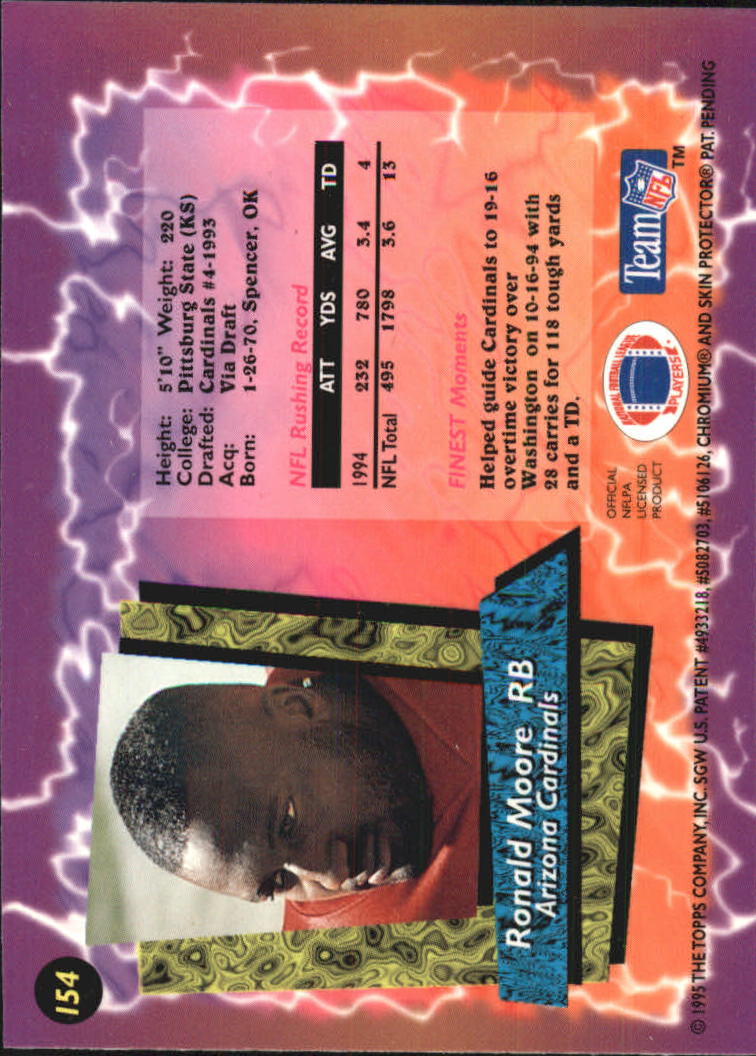 B1941- 1995 Finest Football Card #s 1-200 +Rookies -You Pick- 15+ FREE US SHIP - Picture 264 of 345