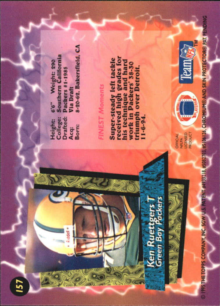 B1941- 1995 Finest Football Card #s 1-200 +Rookies -You Pick- 15+ FREE US SHIP - Picture 268 of 345
