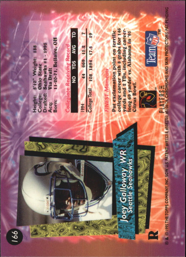 B1941- 1995 Finest Football Card #s 1-200 +Rookies -You Pick- 15+ FREE US SHIP - Picture 284 of 345
