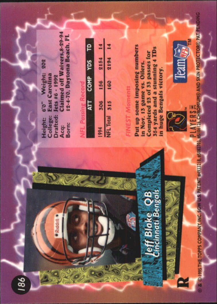 B1941- 1995 Finest Football Card #s 1-200 +Rookies -You Pick- 15+ FREE US SHIP - Picture 321 of 345