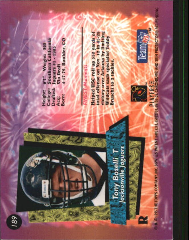 B1941- 1995 Finest Football Card #s 1-200 +Rookies -You Pick- 15+ FREE US SHIP - Picture 327 of 345