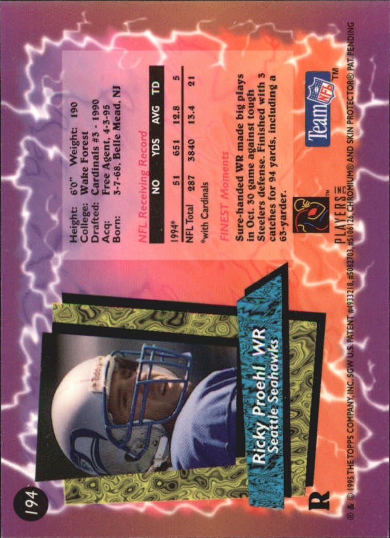 B1941- 1995 Finest Football Card #s 1-200 +Rookies -You Pick- 15+ FREE US SHIP - Picture 335 of 345
