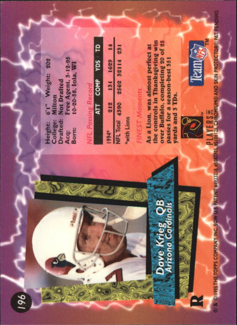 B1941- 1995 Finest Football Card #s 1-200 +Rookies -You Pick- 15+ FREE US SHIP - Picture 339 of 345