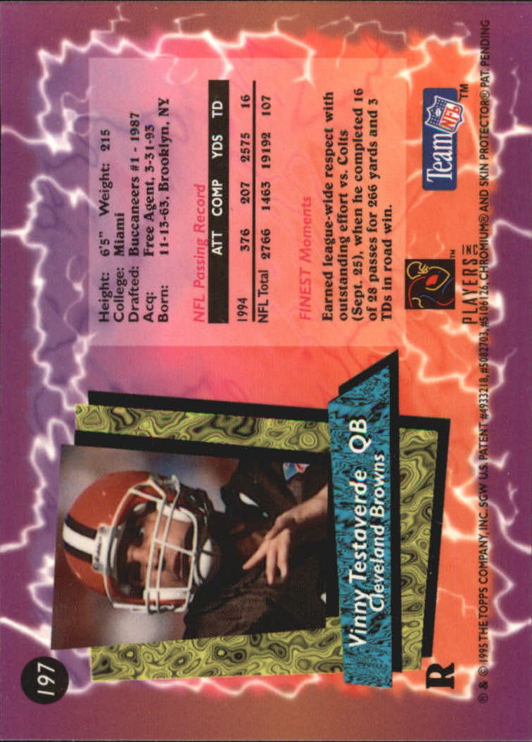 B1941- 1995 Finest Football Card #s 1-200 +Rookies -You Pick- 15+ FREE US SHIP - Picture 341 of 345
