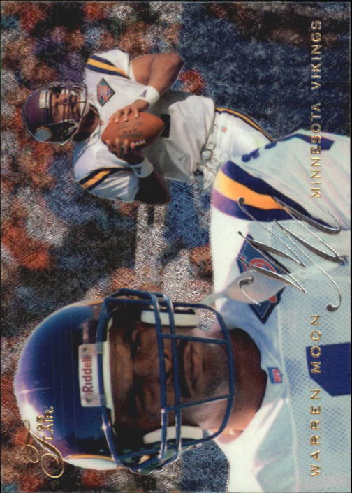 Warren Moon Signed 1995 Pinnacle Card #174 Minnesota Vikings