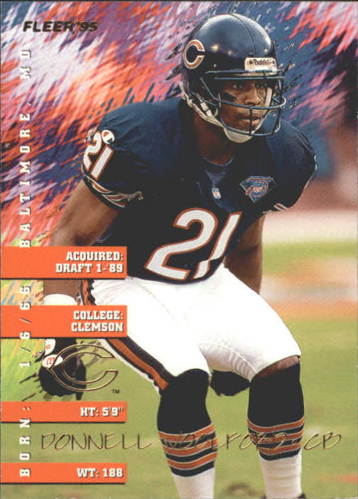 1995 Fleer #61 Donnell Woolford