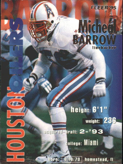 1995 Fleer #142 Micheal Barrow