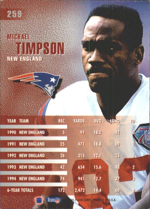 A9318- 1995 Fleer Football Cards 251-400 +Inserts -You Pick- 15+ FREE US SHIP - Picture 19 of 330