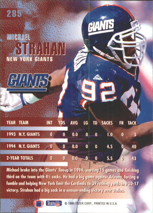 A9318- 1995 Fleer Football Cards 251-400 +Inserts -You Pick- 15+ FREE US SHIP - Picture 69 of 330