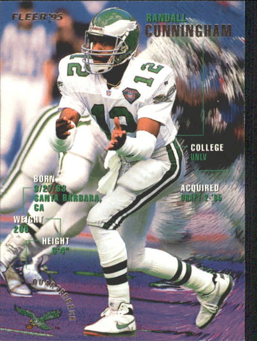 1994 Fleer #369 Randall Cunningham Philadelphia Eagles