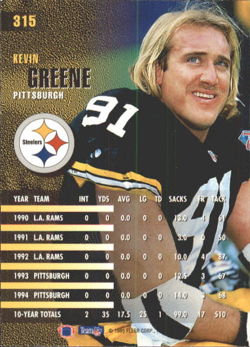 1995 Fleer #315 Kevin Greene - NM-MT