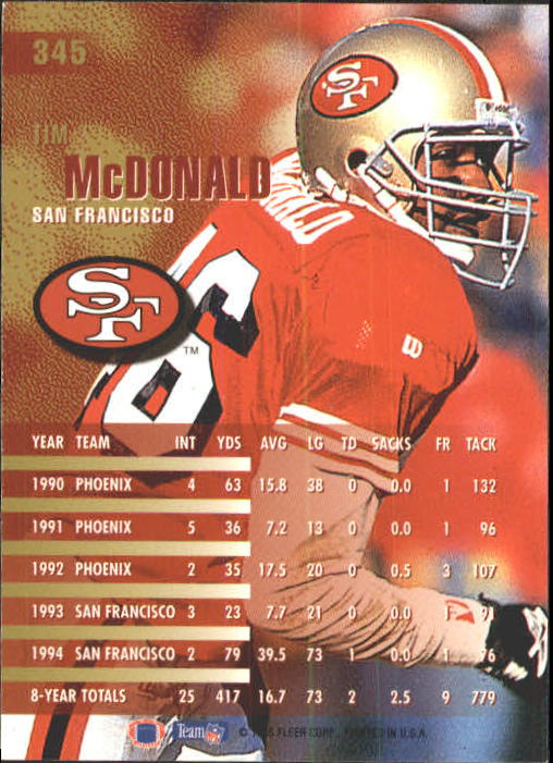 A9318- 1995 Fleer Football Cards 251-400 +Inserts -You Pick- 15+ FREE US SHIP - Picture 169 of 330