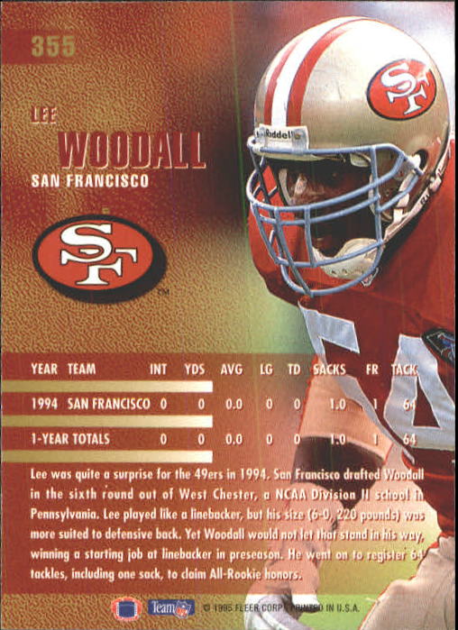 A9318- 1995 Fleer Football Cards 251-400 +Inserts -You Pick- 15+ FREE US SHIP - Picture 189 of 330
