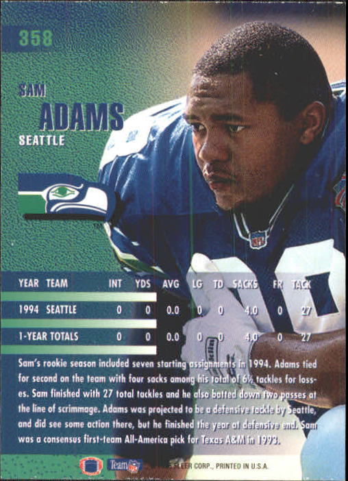 A9318- 1995 Fleer Football Cards 251-400 +Inserts -You Pick- 15+ FREE US SHIP - Picture 193 of 330