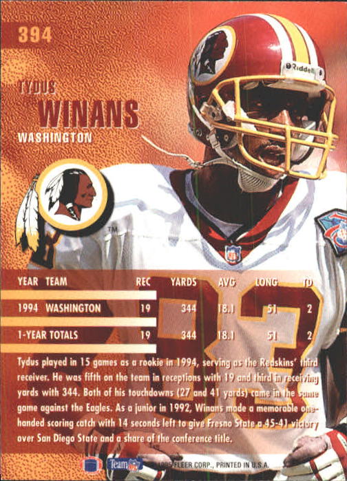 A9318- 1995 Fleer Football Cards 251-400 +Inserts -You Pick- 15+ FREE US SHIP - Picture 261 of 330