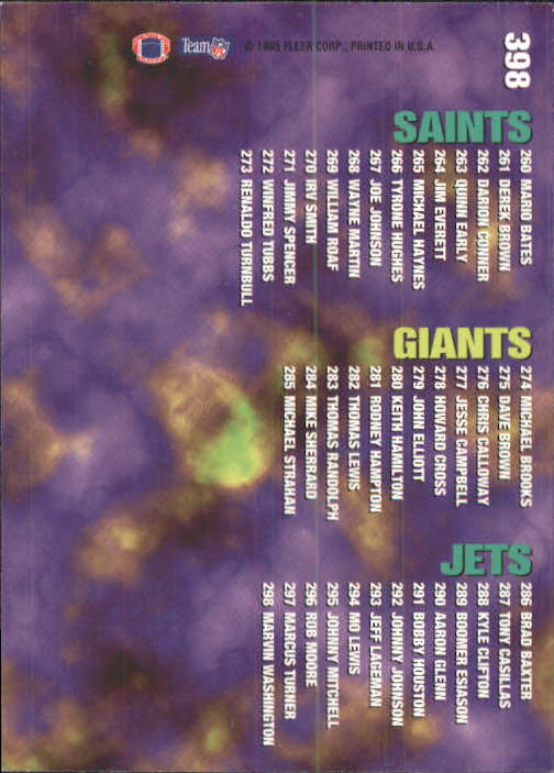 A9318- 1995 Fleer Football Cards 251-400 +Inserts -You Pick- 15+ FREE US SHIP - Picture 267 of 330