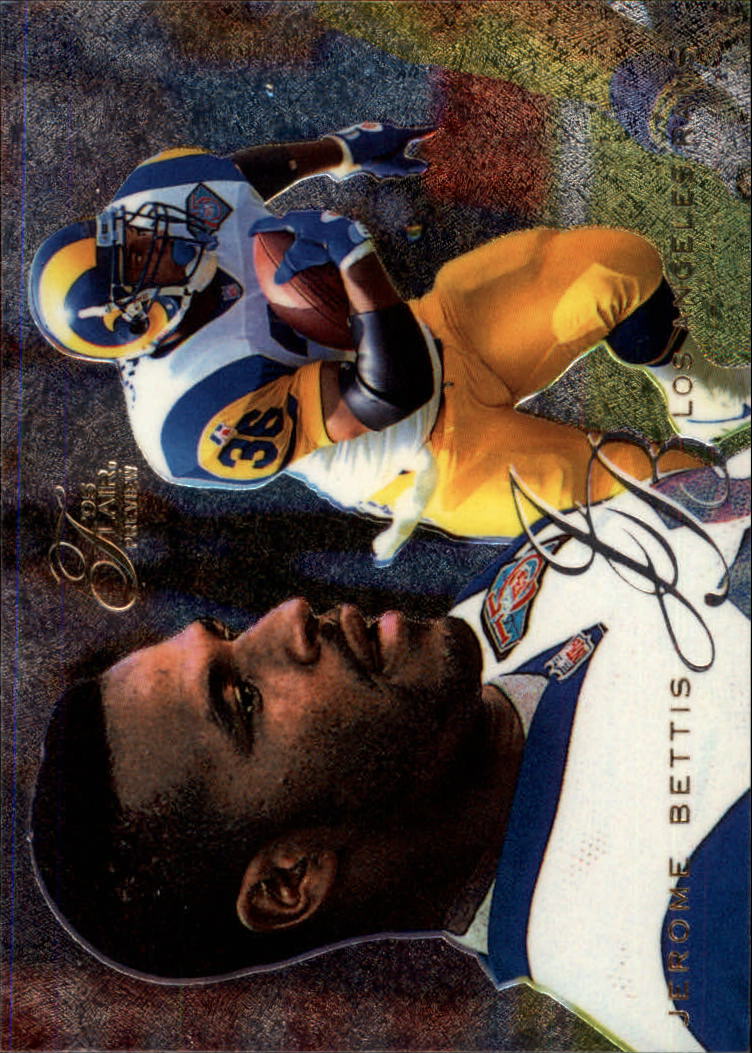 1995 Fleer Flair Preview #17 Jerome Bettis