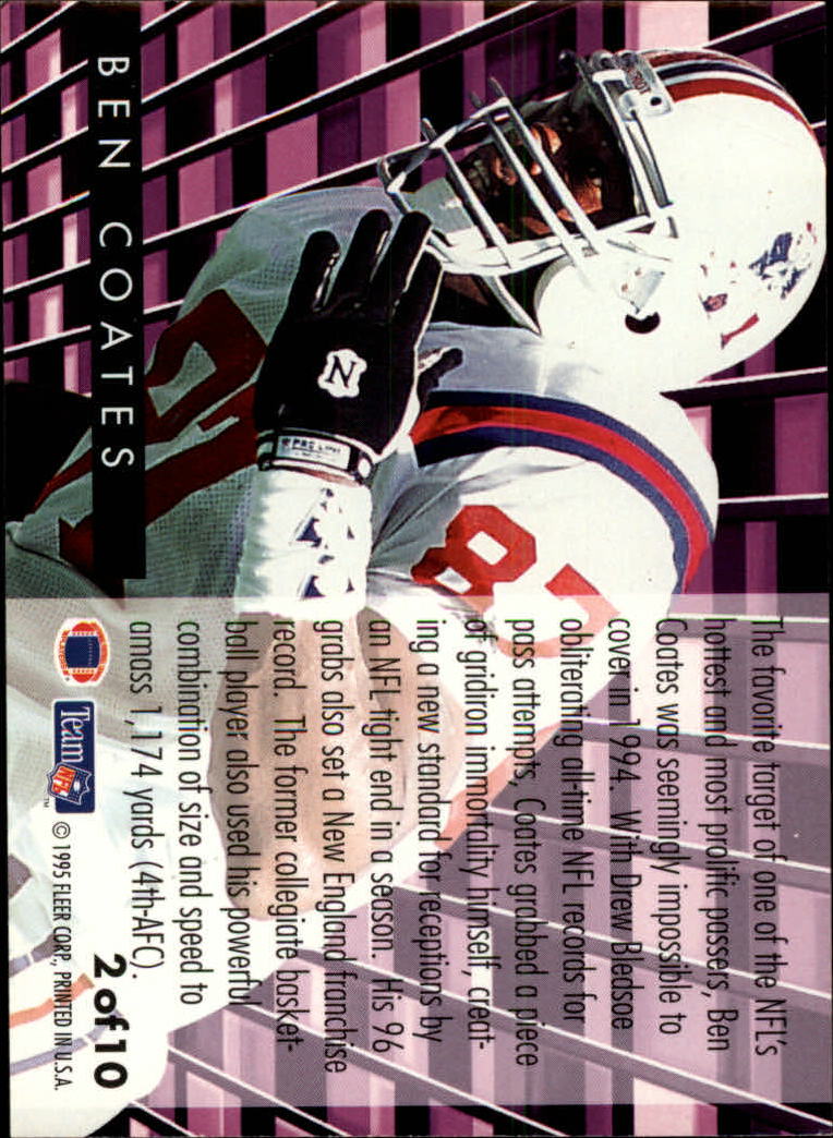 1995 Fleer Football "Insert" Cards