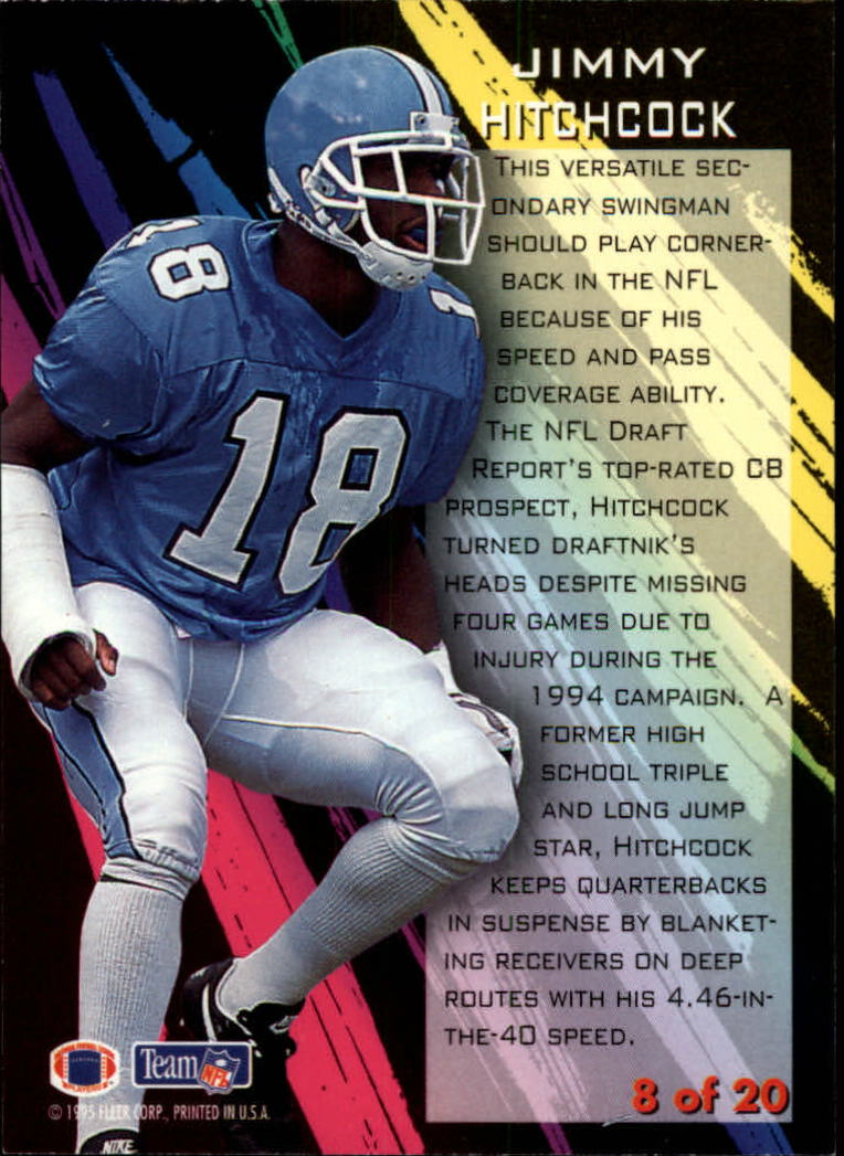 1995 Fleer Football "Insert" Cards