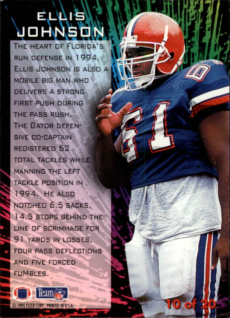 1995 Fleer Football "Insert" Cards