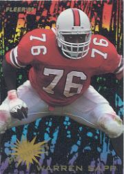 1995 Fleer Football "Insert" Cards