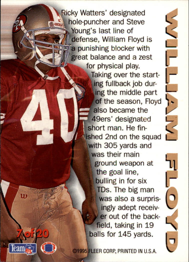 1995 Fleer Football Rookie Sensation Insert Singles - You Choose - Picture 11 of 27