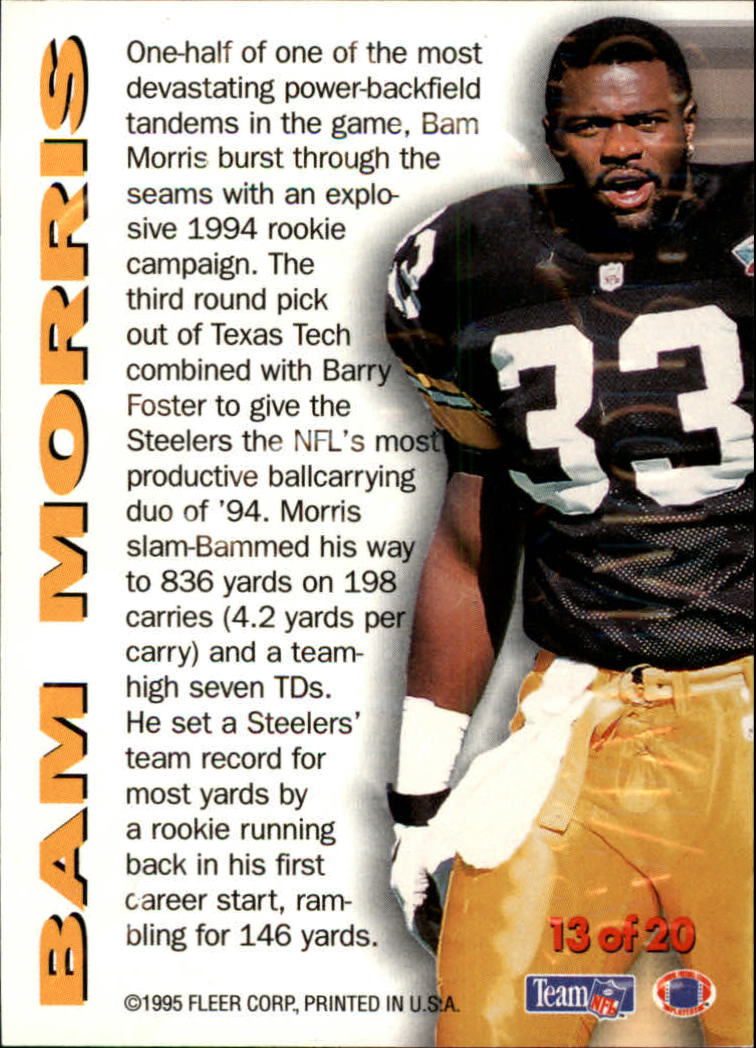 1995 Fleer Football Rookie Sensation Insert Singles - You Choose - Picture 21 of 27