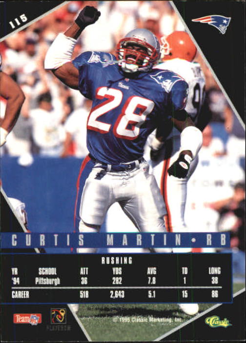 1995 Images Live (Classic) Football "Main Set" Base Cards - Picture 20 of 22