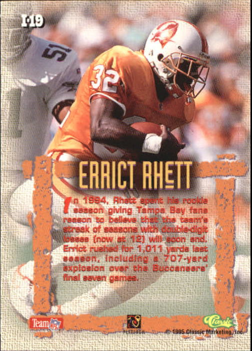 1995 Images Limited (Classic) Football "Insert and Promo" Cards - Picture 15 of 17