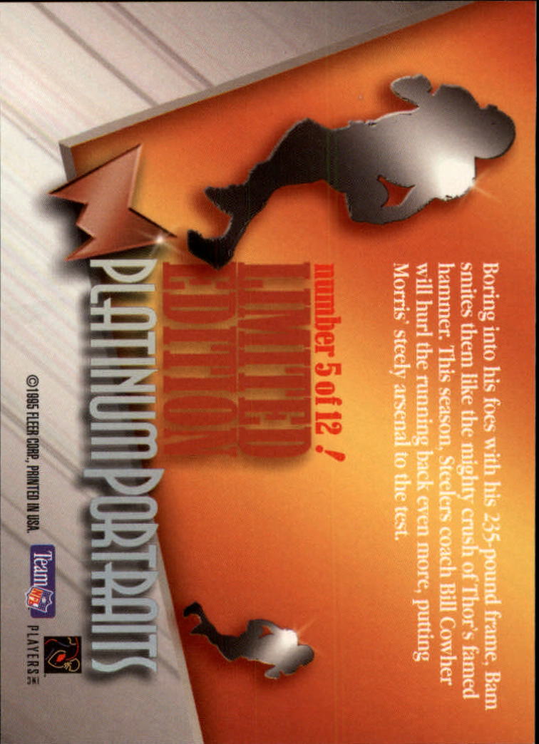 1995 Metal (Fleer) Football "Insert and Promo" Cards