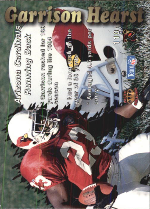 1995 Pacific Prisms #110 Garrison Hearst back image