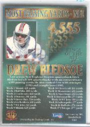 1995 Pacific Prisms Kings of the NFL #7 Drew Bledsoe back image