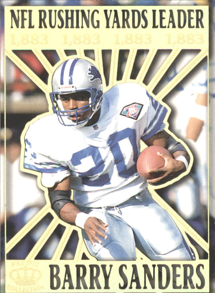 1995 Pacific Prisms Kings of the NFL #8 Barry Sanders