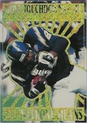 1995 Pacific Prisms Kings of the NFL #10 Marshall Faulk/Means
