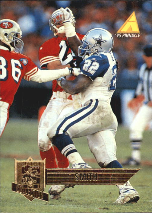 1995 Pinnacle Club Collection #228 Emmitt Smith Cowboys Autograph Beckett  Wit