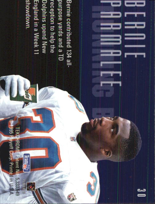 1995 Playoff Contenders #30 Bernie Parmalee back image