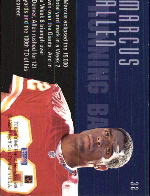 1995 Playoff Contenders #32 Marcus Allen back image