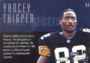 1995 Playoff Contenders #56 Yancey Thigpen RC back image