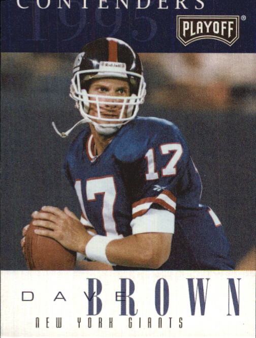 1995 Playoff Contenders #71 Dave Brown