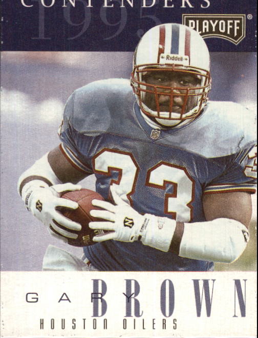 1995 Playoff Contenders #74 Gary Brown