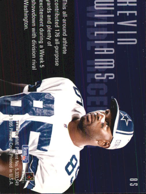 1995 Playoff Contenders #85 Kevin Williams back image