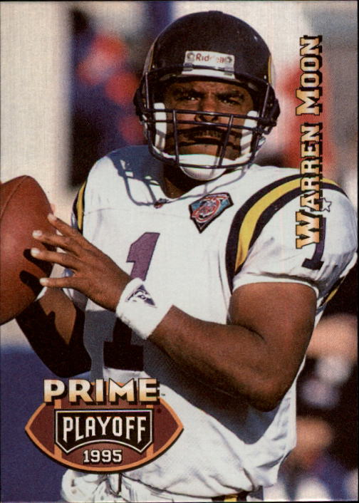 1995 Playoff Prime #23 Warren Moon - NM-MT