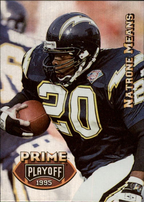 1995 Playoff Prime #48 Natrone Means