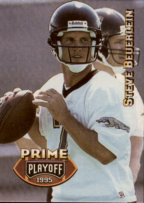 1995 Playoff Prime #127 Steve Beuerlein
