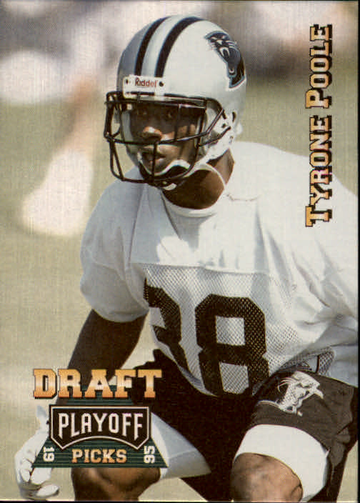1995 Playoff Prime #179 Tyrone Poole RC