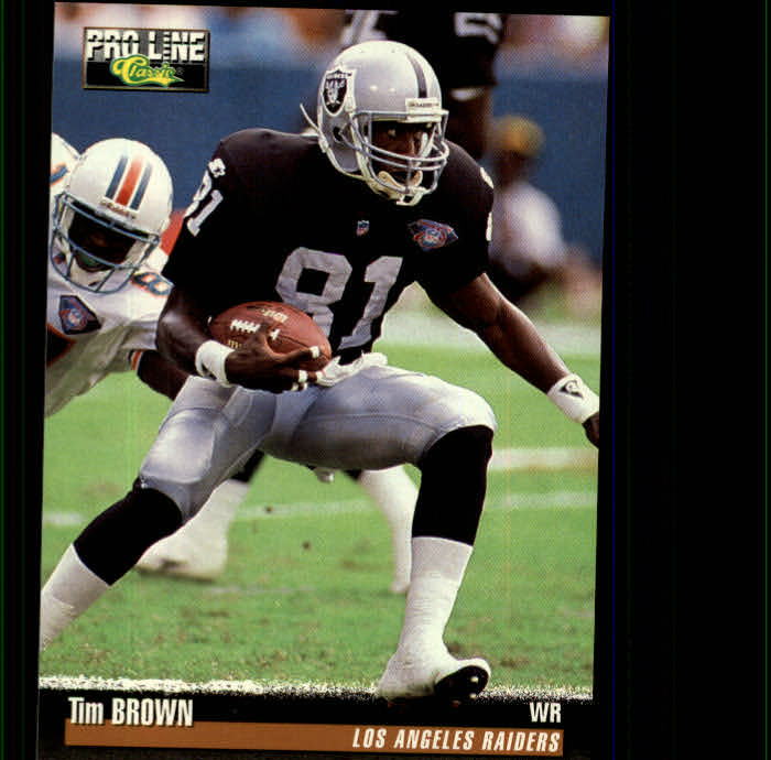 1995 Pro Line #133 Tim Brown
