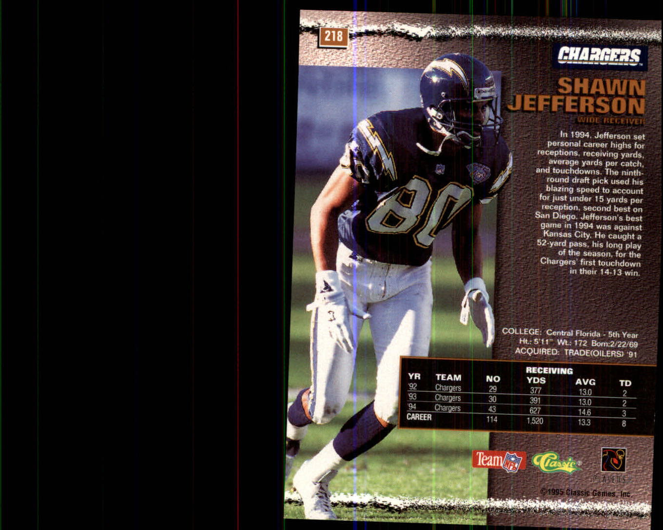 B2782- 1995 Pro Line Football #s 1-255 +Rookies -You Pick- 15+ FREE US SHIP