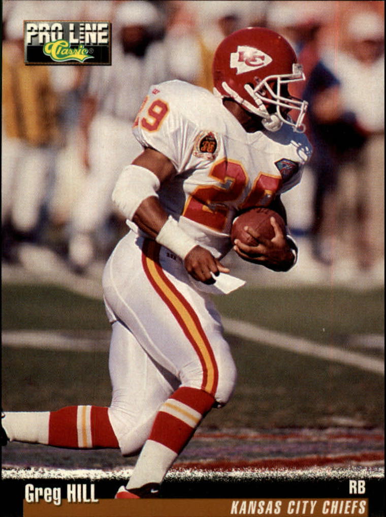 1995 Action Packed Greg Hill #115 Kansas City Chiefs