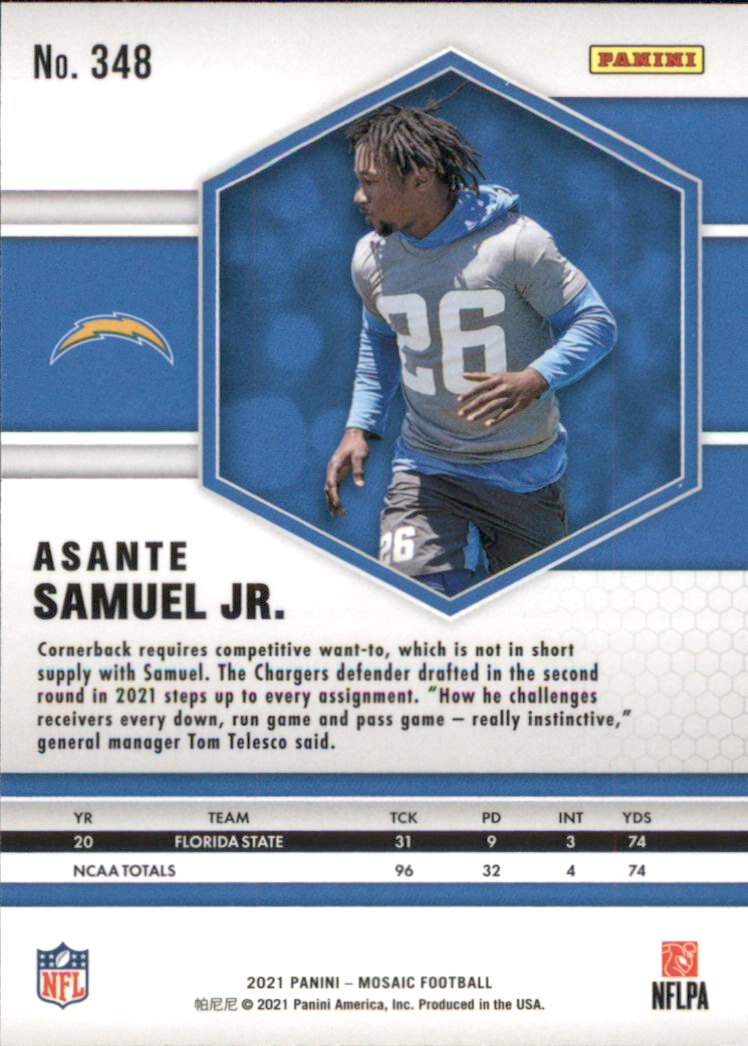 2021 Panini Mosaic Football Card Pick (Base) 254-400