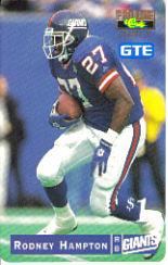1995 Pro Line Football "Phone Cards" Insert Cards - Picture 2 of 10